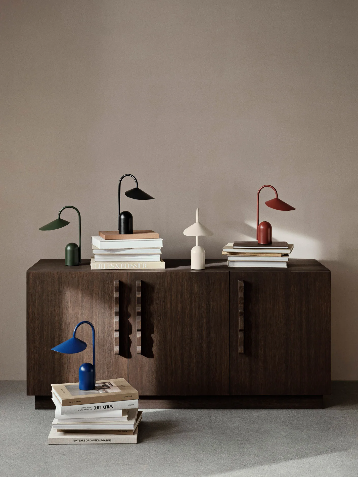 Arum portable lamp, Grass Green Ferm Living