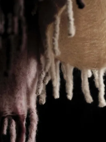 Blur mohair throw - Butter-pale rose, 130x170 cm - Ferm Living