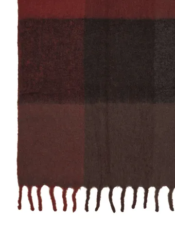 Blur mohair throw - Dark chocolate-oxide red, 130x170 cm - Ferm Living