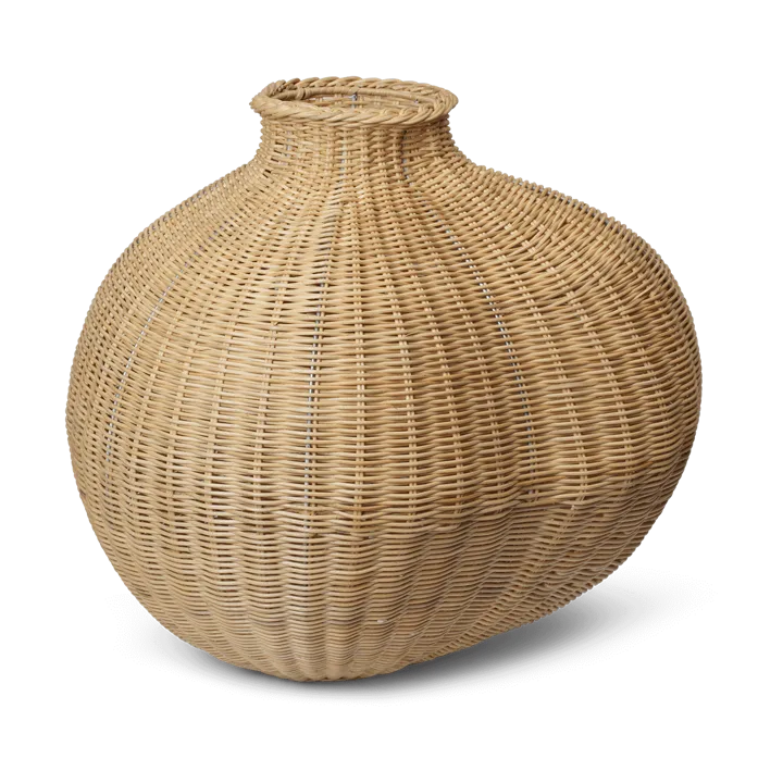 Bola braided floor vase - Natural - Ferm Living