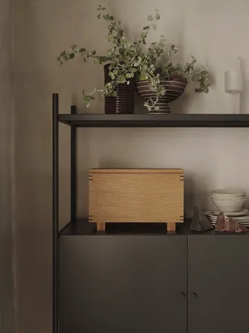 Bon wooden box 19x35 cm - Oiled oak - Ferm Living