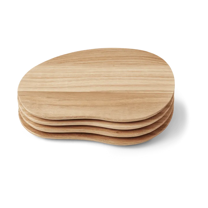Cairn butter boards tray 4 pieces - Oak - Ferm Living