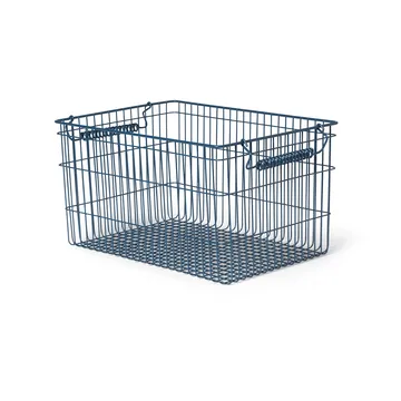 Cala stackable basket 2-pack - Dark blue - Ferm Living