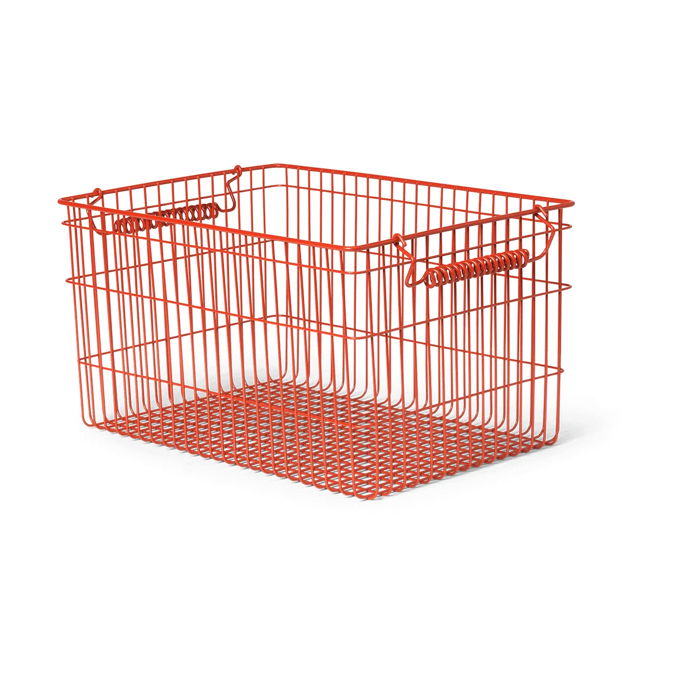 Cala stackable basket 2-pack, Poppy red Ferm Living