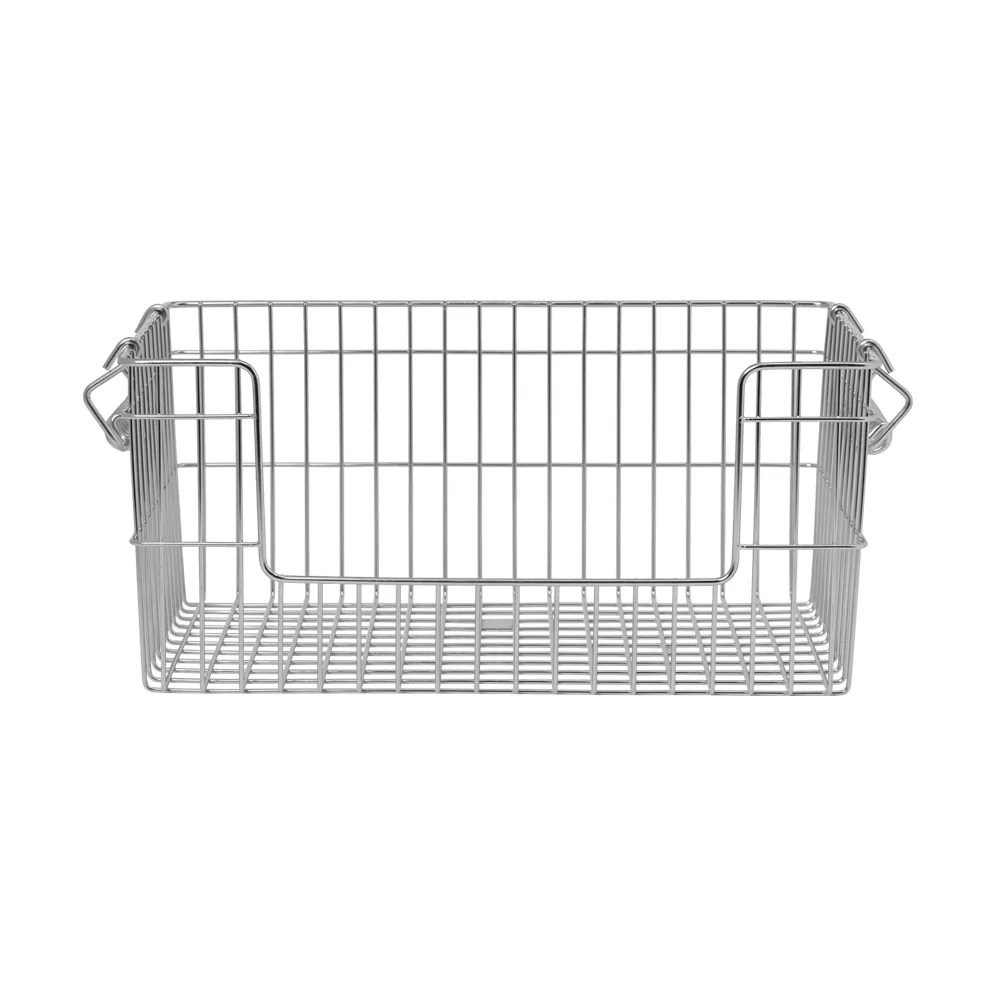 Cala stackable basket 2-pack, Stainless steel, 28.7x18x13 cm Ferm Living