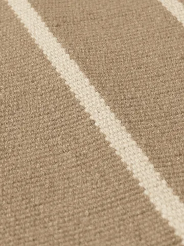 Calm kelim carpet - Dark Sand, Off-white, 200x300 cm - Ferm Living