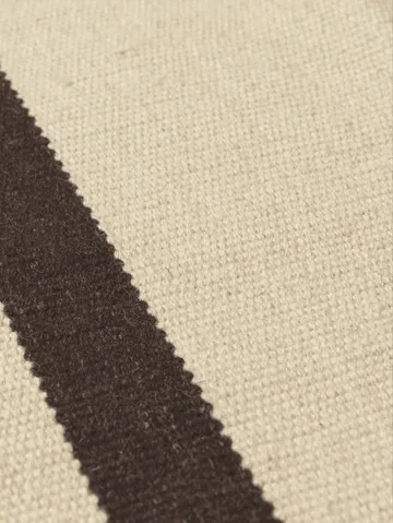Calm kelim door mat - Off-white, Coffee, 50x70 cm - Ferm Living