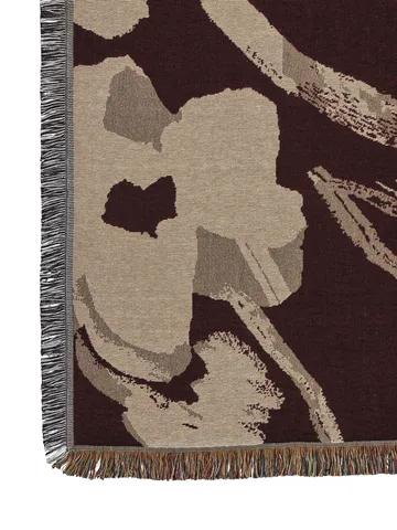 Cilla throw blanket - Dark pecan, 120x170 cm - Ferm Living