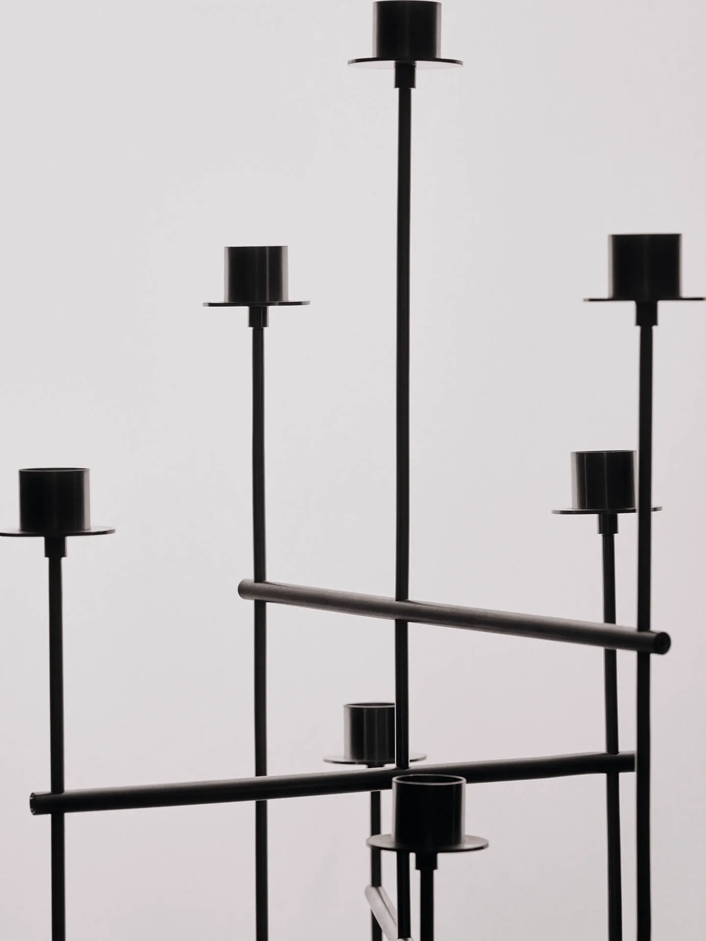 Elysia candlestick, Brushed stainless steel Ferm Living