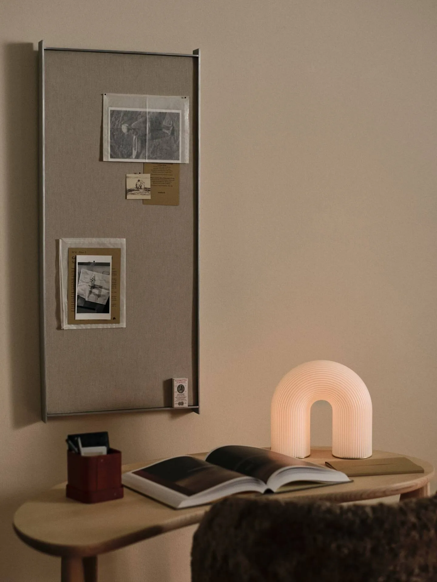 Feve desk 60x117 cm, Natural ash Ferm Living