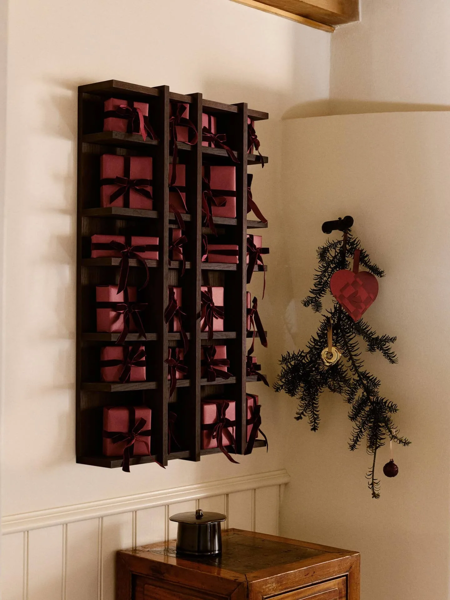 Flurry Christmas baubles 3-pack, S, Picante Red Ferm Living