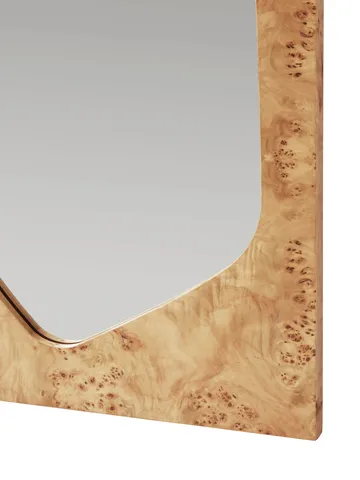 Folia mirror - Natural burl, 135 cm - Ferm Living