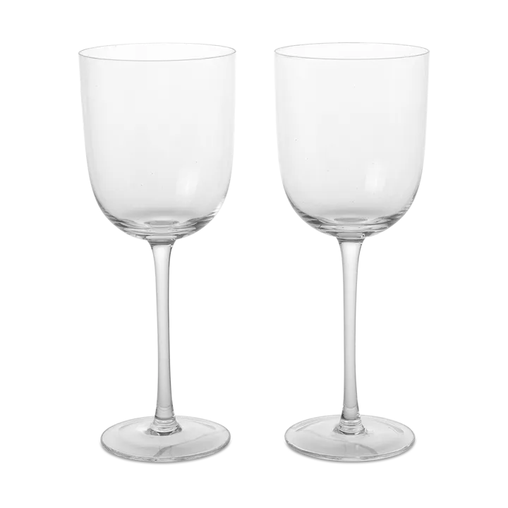 Host white wine glass 30 cl 2-pack - Clear - Ferm Living