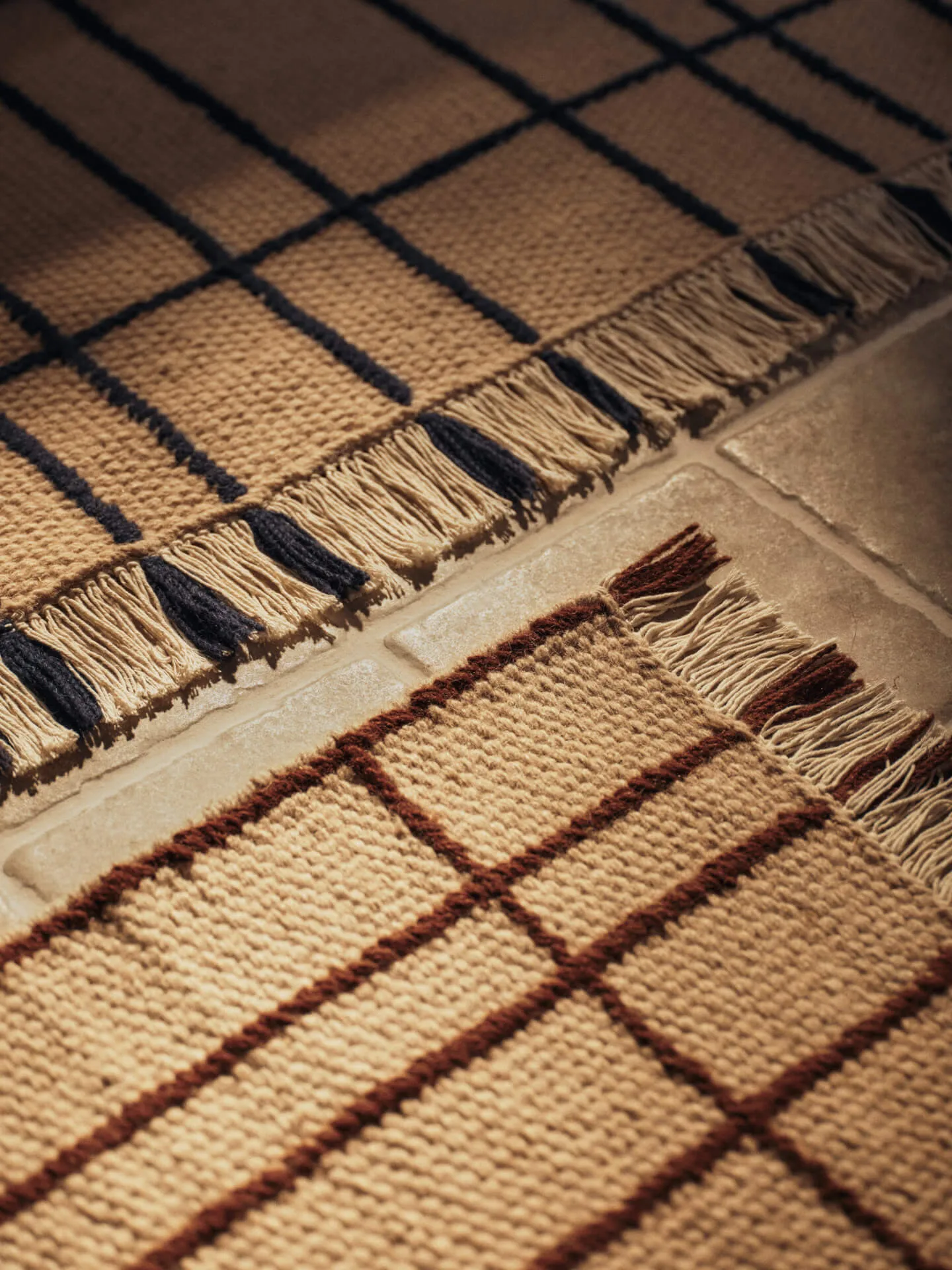 Late rug, Parchment-indigo, 200x300 cm Ferm Living