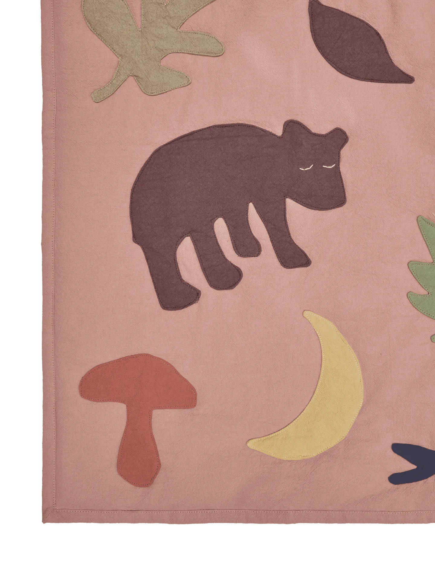 Lunden blanket, Rose-multi, 80x110 cm Ferm Living