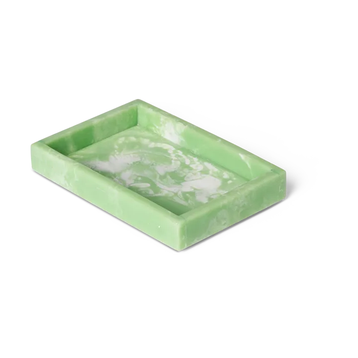 Mist decorative tray 10x15 cm - Seafoam - Ferm Living