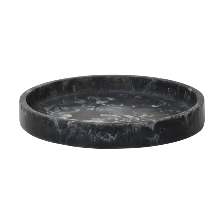 Mist decorative tray Ø20 cm - Charcoal - Ferm Living