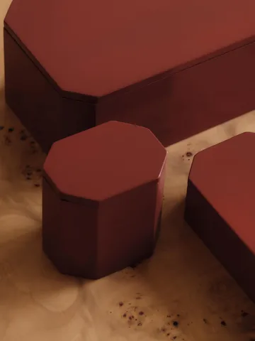 Nova storage box 15x25 cm - Picante Red - Ferm Living