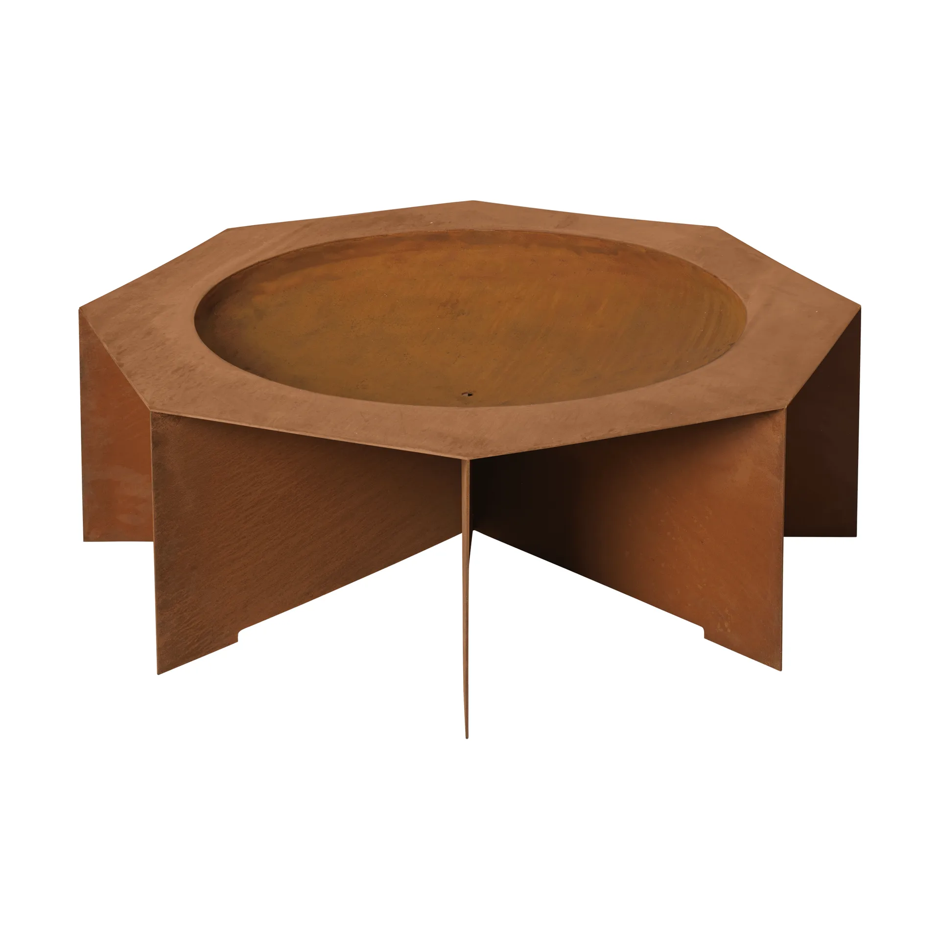 Otto fire pit fireplace, Rust, Ø85.5x29 cm Ferm Living
