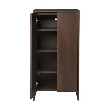 Parcel cabinet - Dark stained oak, 55x30x110 cm - Ferm Living
