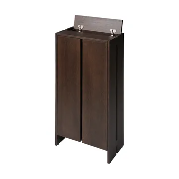 Parcel cabinet - Dark stained oak, 55x30x110 cm - Ferm Living