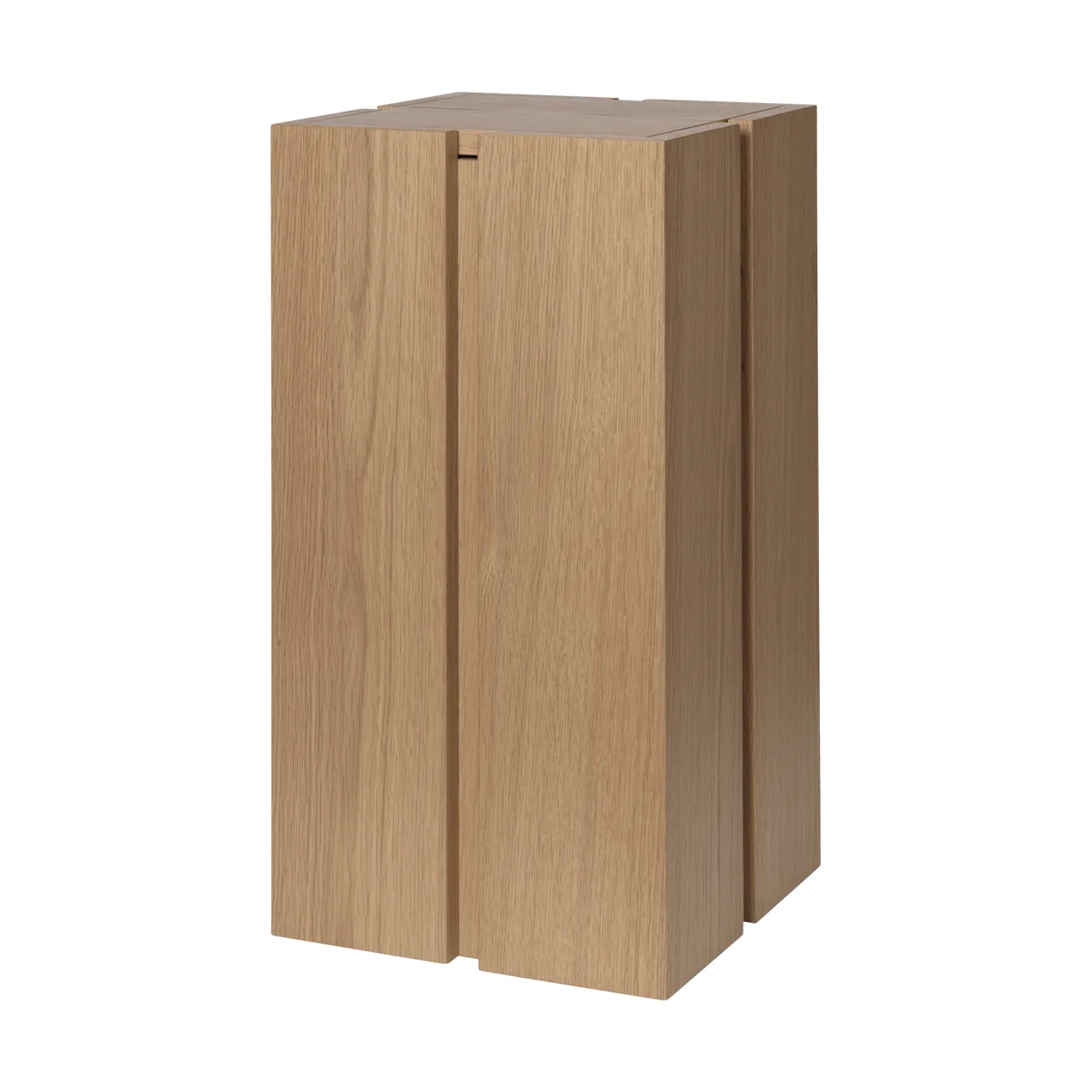 Parcel pedestal, Natural, 30x30x60 cm Ferm Living