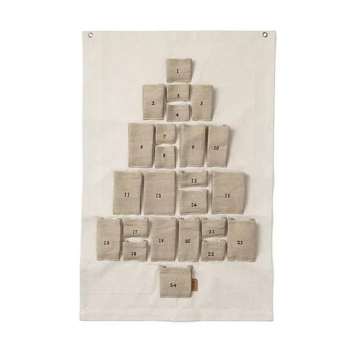 Pine advent calendar - Mini, 50x69 cm - Ferm Living