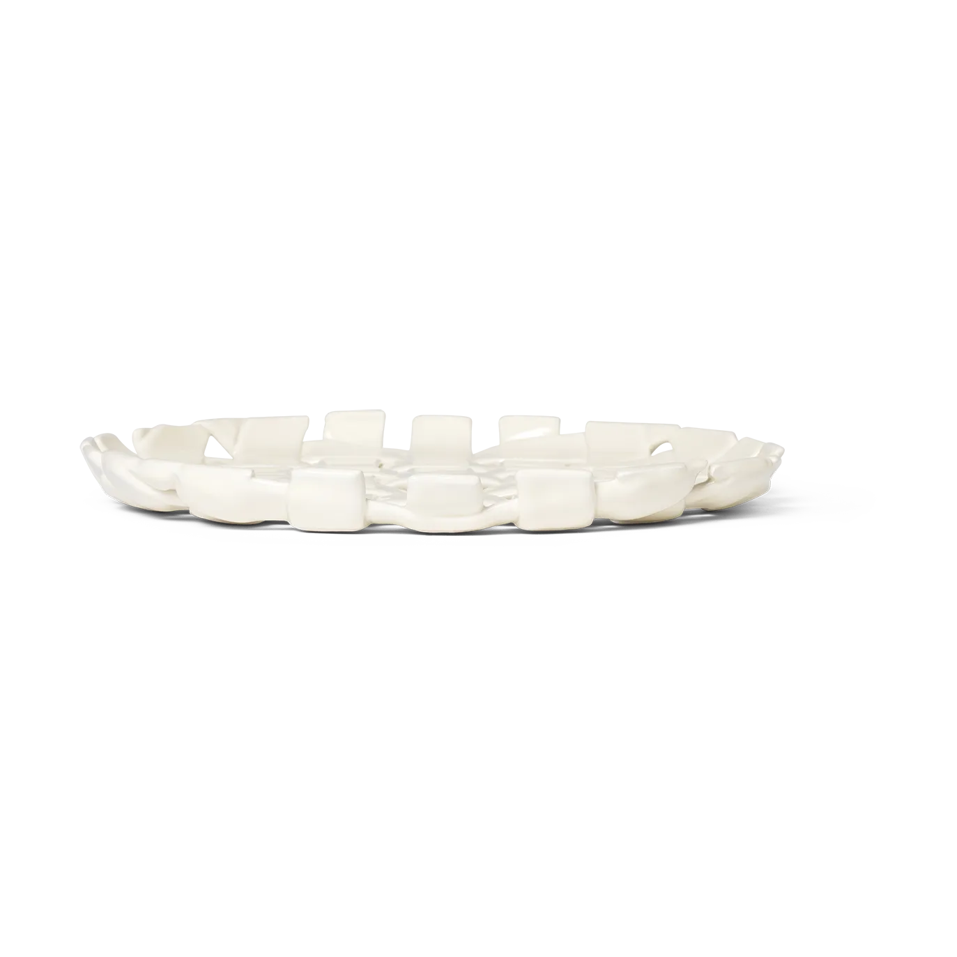 Plait plate Ø30 cm, Off white Ferm Living