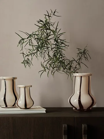 Riban vase 24 cm - Cream - Ferm Living