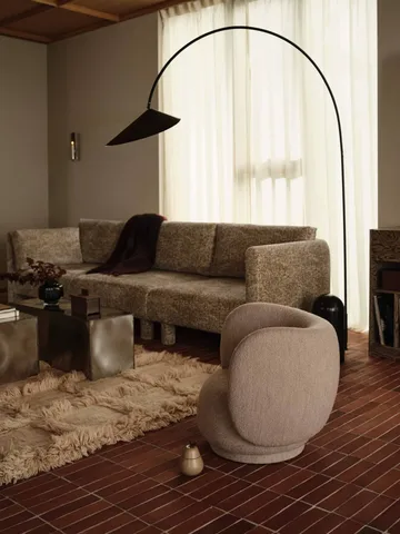 Rico kids lounge chair armchair - Natural - Ferm Living