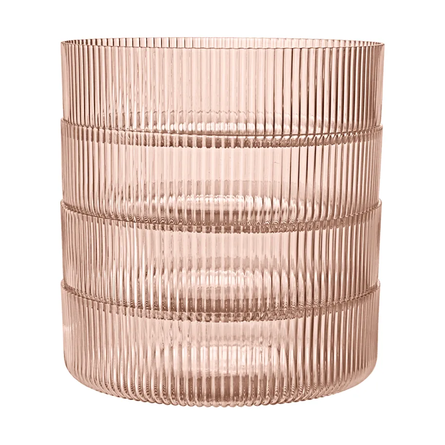 Ripple breakfast bowl 4-pack, Blush Ferm Living