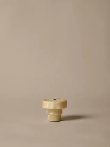 Ripple portable table lamp 10 cm - Oat - Ferm Living