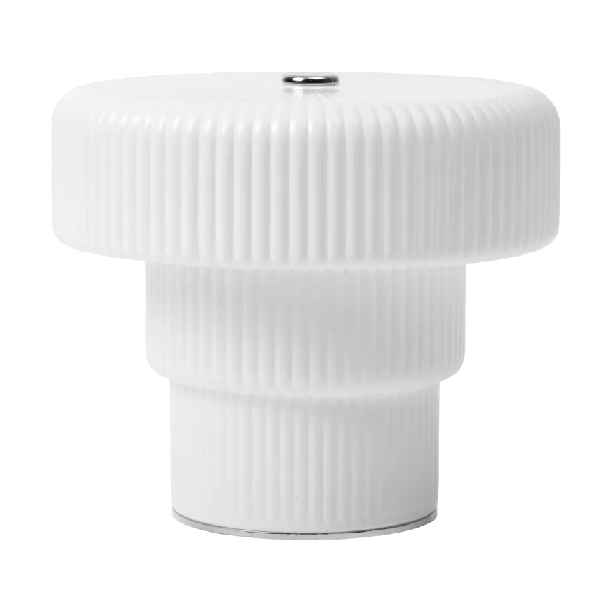 Ripple portable table lamp 10 cm, White Ferm Living