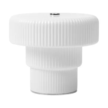 Ripple portable table lamp - White, 10 cm - Ferm Living