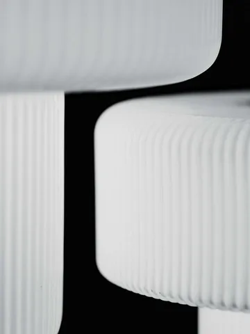 Ripple portable table lamp - White, 16.5 cm - Ferm Living