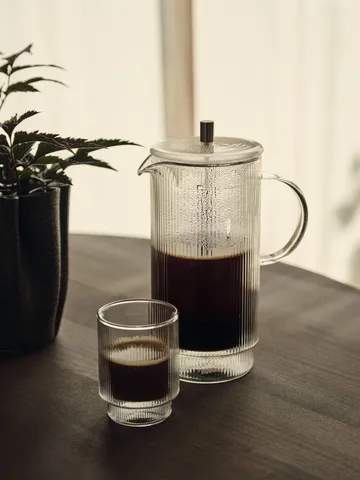Ripple Thermal French press - Clear - Ferm Living