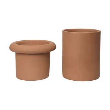 Rollo pot Ø31x36 cm - Terracotta - Ferm Living
