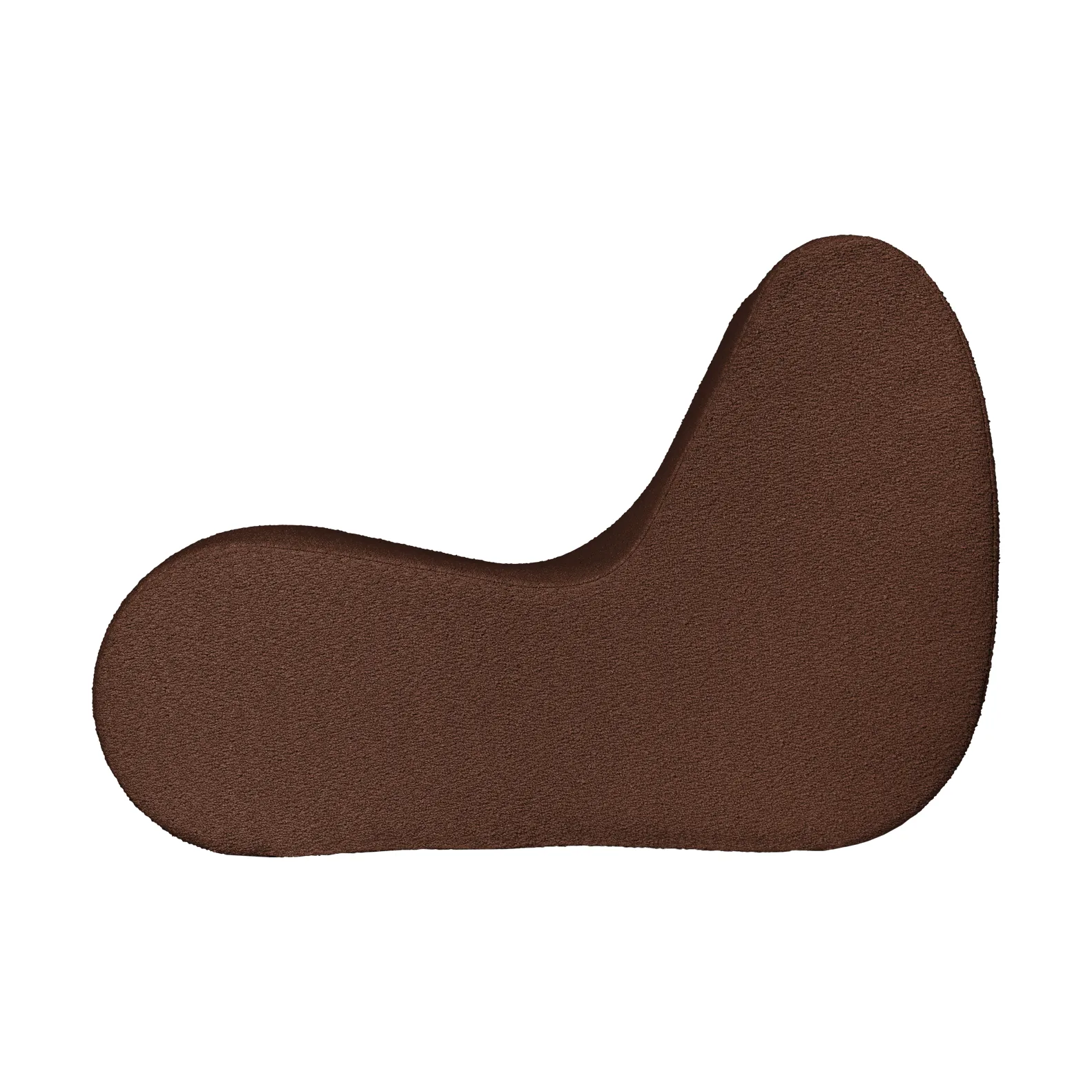 Rouli center module sofa pure bouclé, Chestnut brown Ferm Living