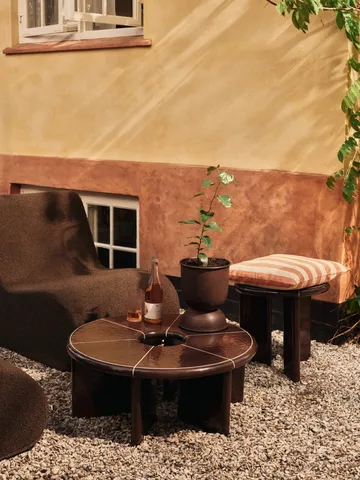 Rouli center module sofa pure bouclé - Chestnut brown - Ferm Living