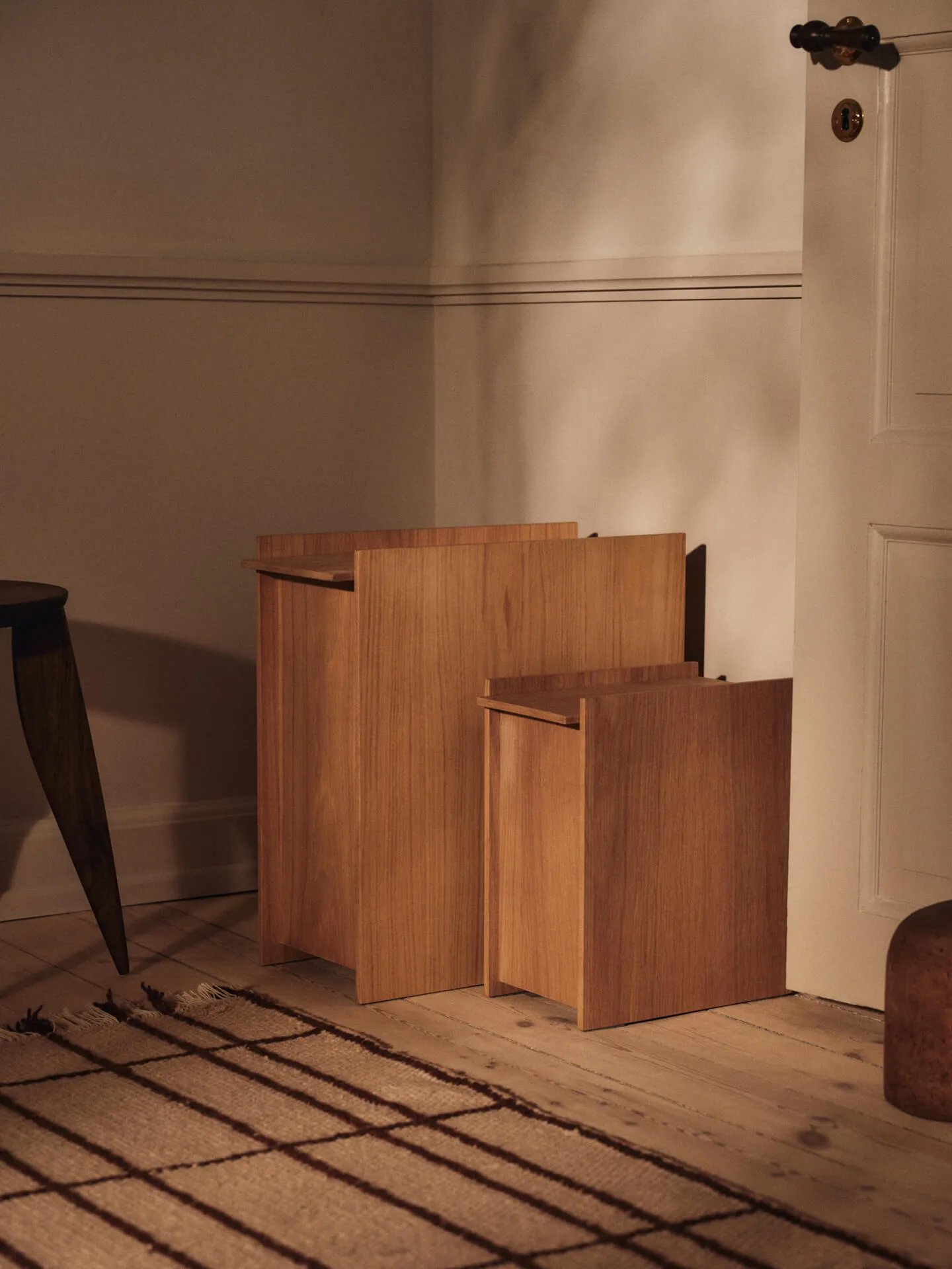 Sama waste bin, Oak, 50 L Ferm Living