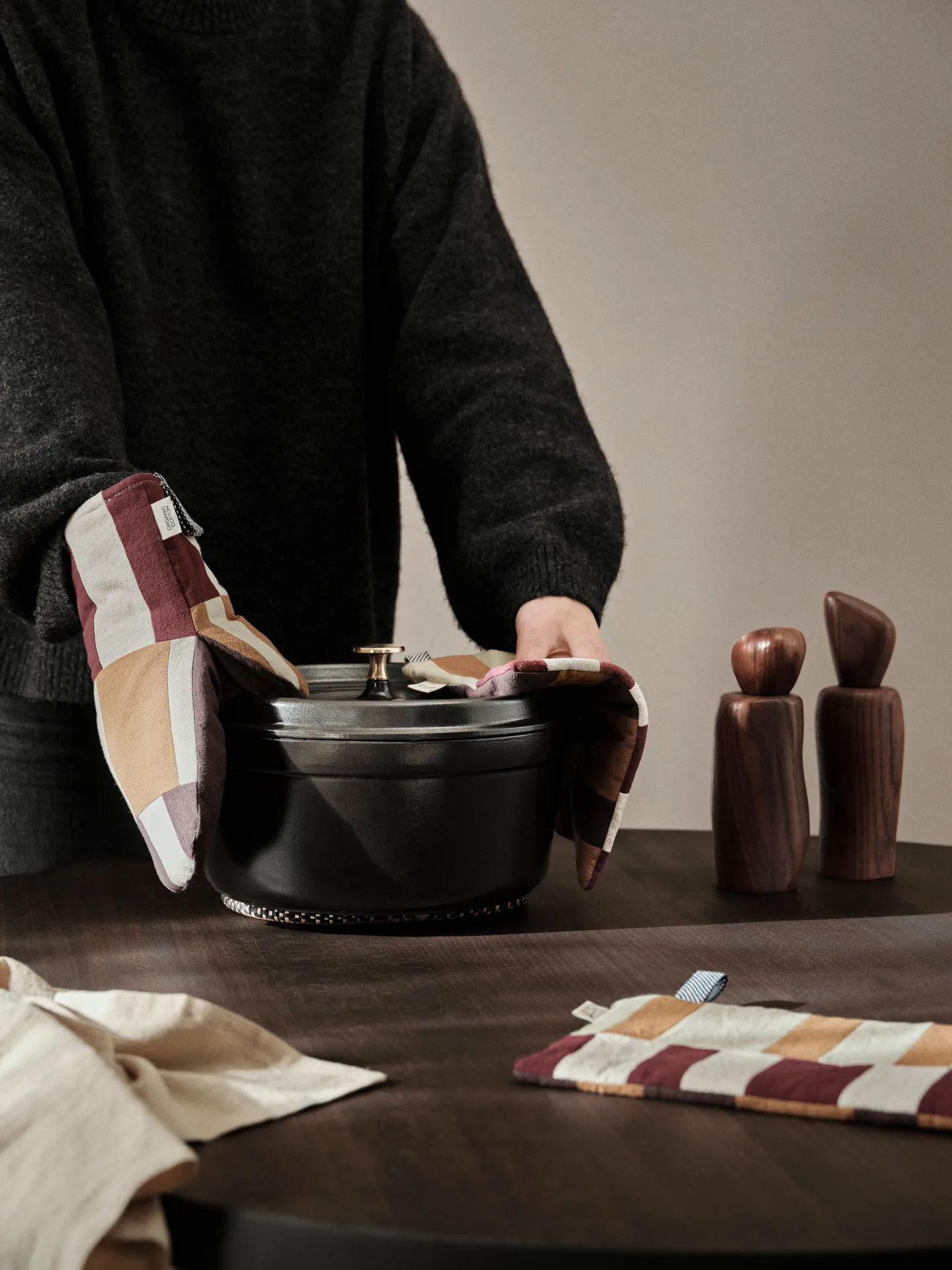 Section oven glove, Patchwork Ferm Living