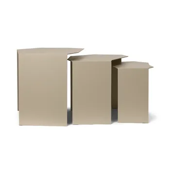 Shard cluster table 3-pack - Cashmere - Ferm Living