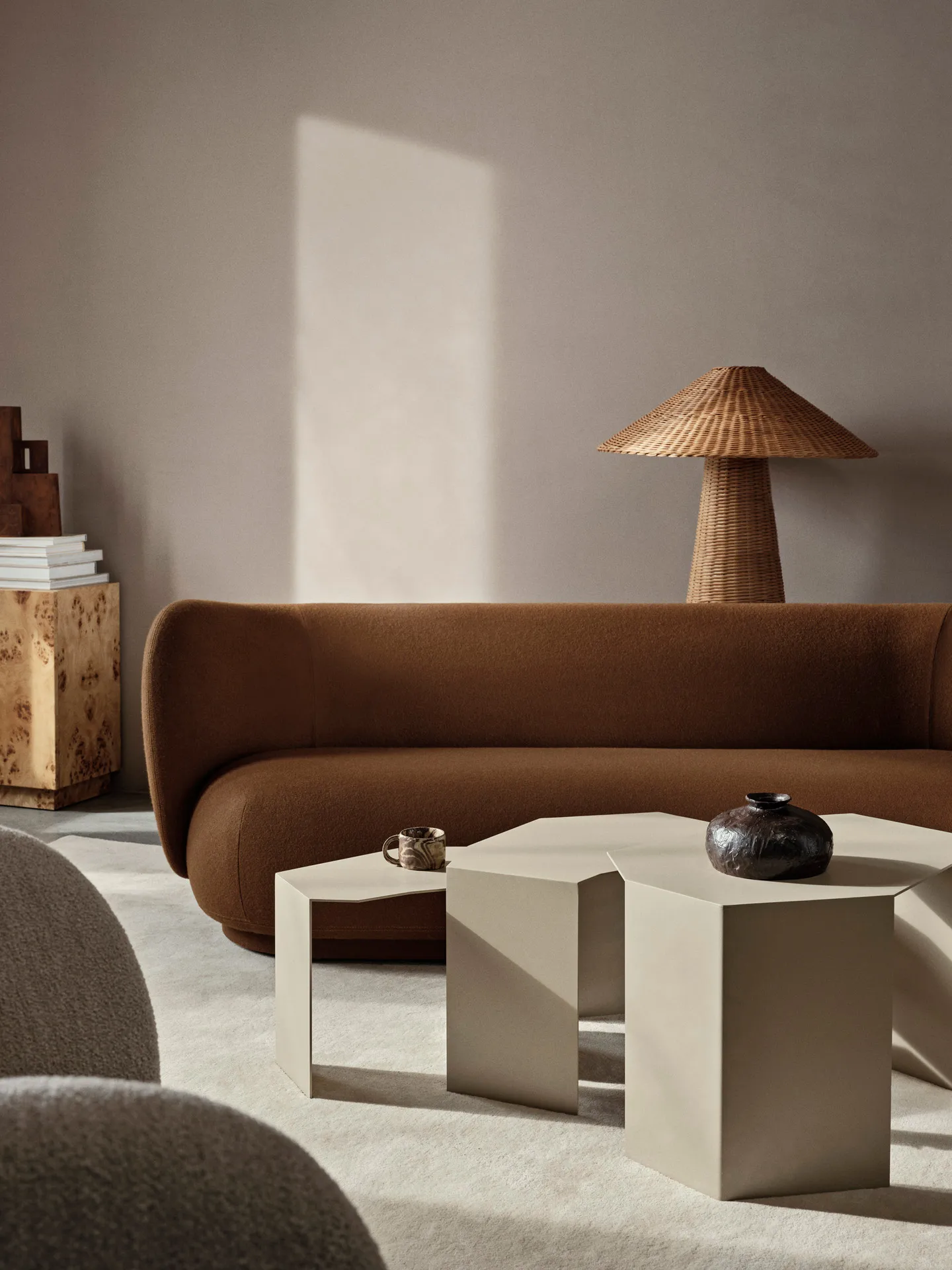 Shard cluster table 3-pack, Cashmere Ferm Living