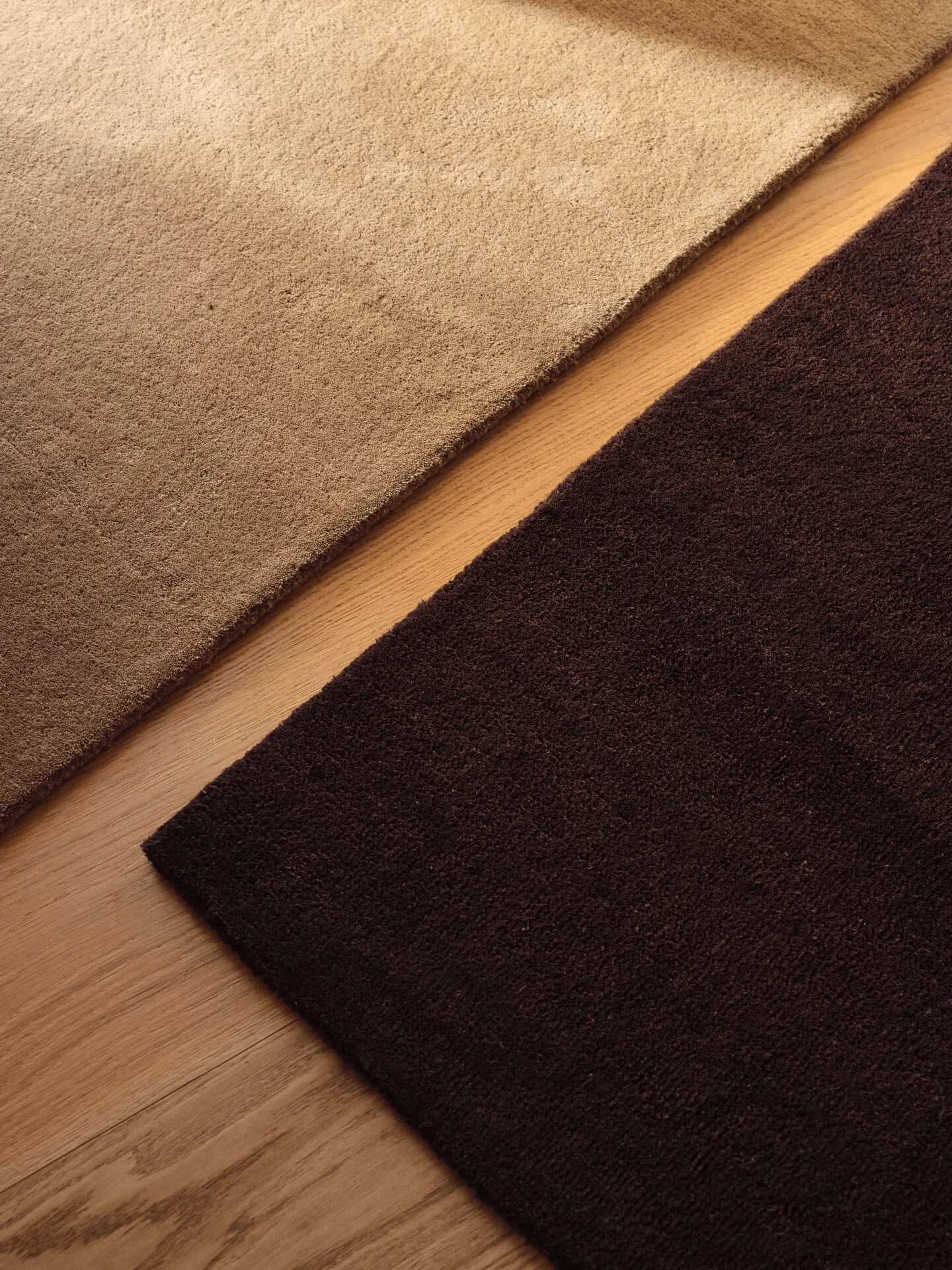 Stille tufted rug, Dark pecan, 160x250 cm Ferm Living
