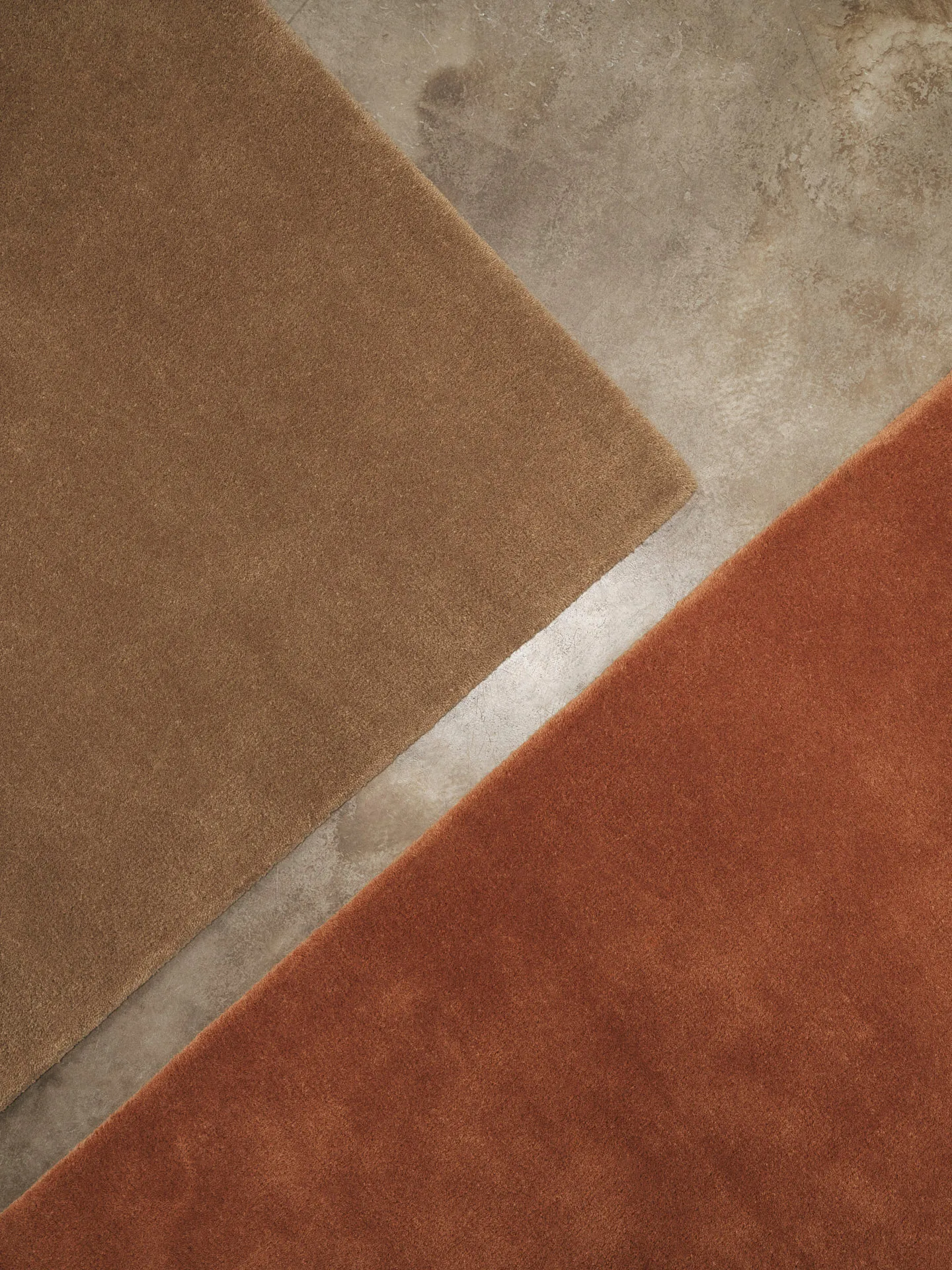 Stille tufted rug, Red brown, 200x300 cm Ferm Living