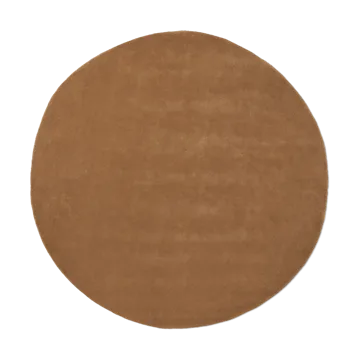Stille tufted rug round - Toffee, Ø240 cm - Ferm Living