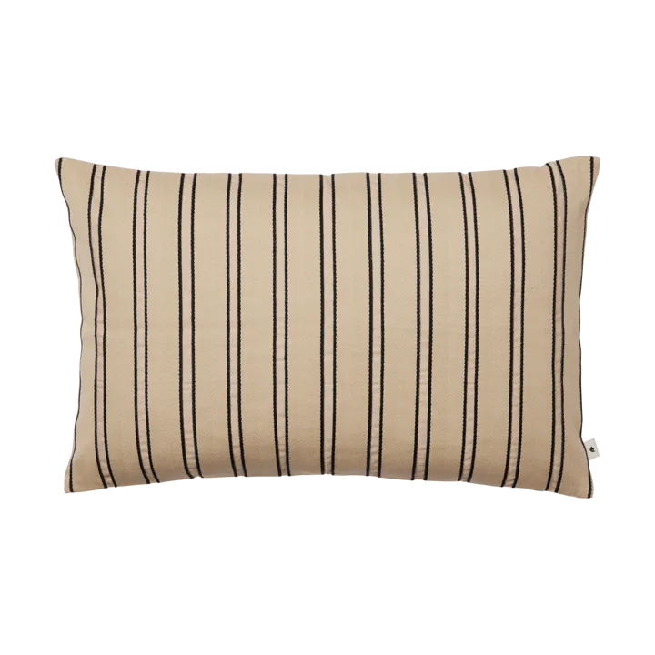Twill cushion cover 40x60 cm - Cashmere-black - Ferm Living
