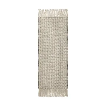 Udo rug - Off-white-black, 80x200 cm - Ferm Living