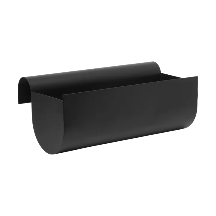 Uma balcony box medium 45 cm - Black - Ferm Living