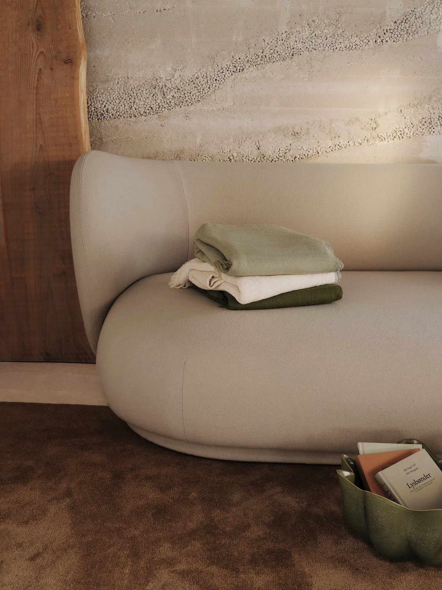 Weaver throw 120x170 cm, Grey green Ferm Living
